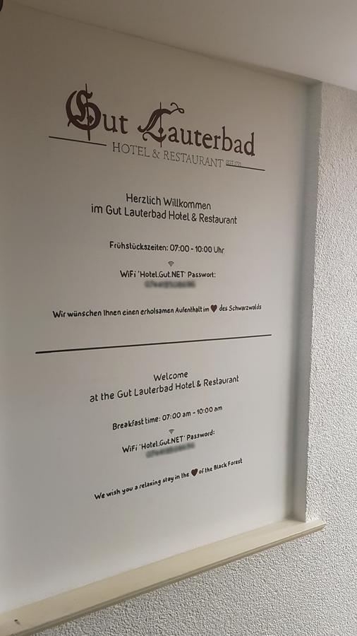 Gut Lauterbad Hotel Freudenstadt Esterno foto